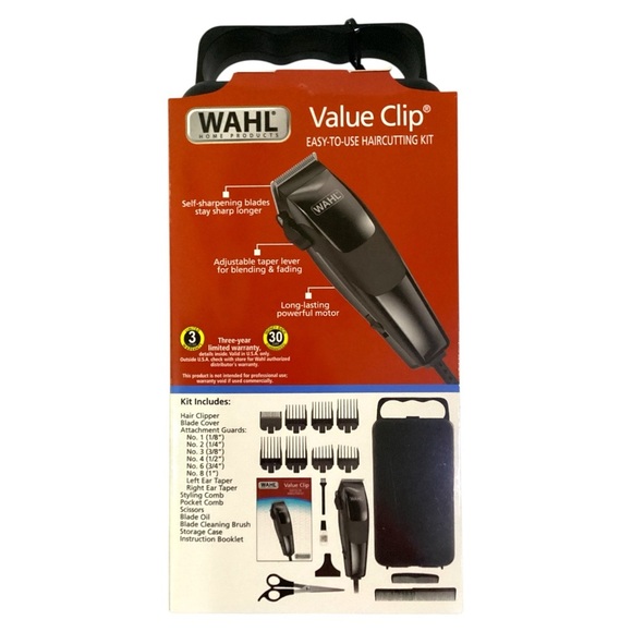 NEW Wahl Value Clip 16 Piece Grooming Clipper Haircutting Kit. - Picture 3 of 3